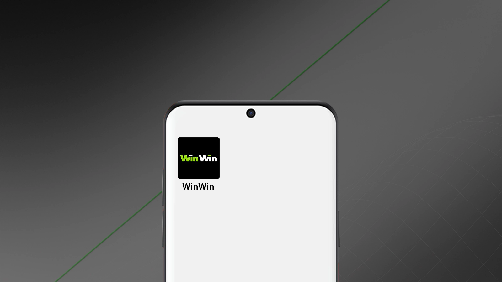 Ilova o'rnatilgach, ekranda WinWin logotipi chiqishi